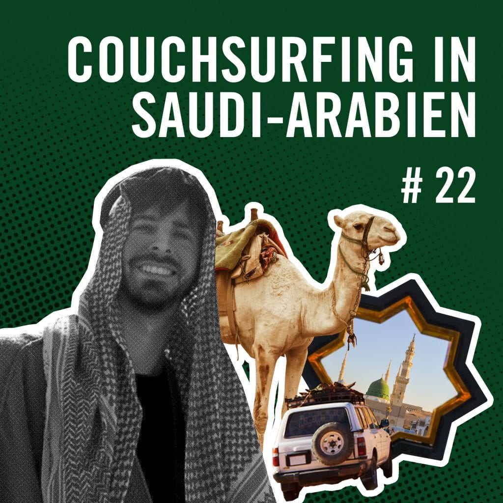 Cover Rausgehört Couchsurfing in Saudi-Arabien